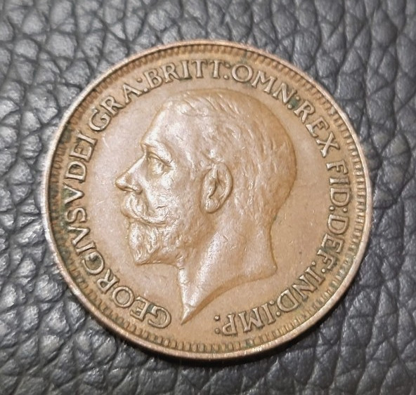 1927 Great Britain Farthing Coin