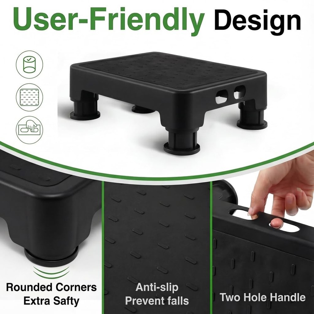COOL-ANGLE Adjustable Step Stool High Beds SUV Non-Slip Mobility Platform Senior