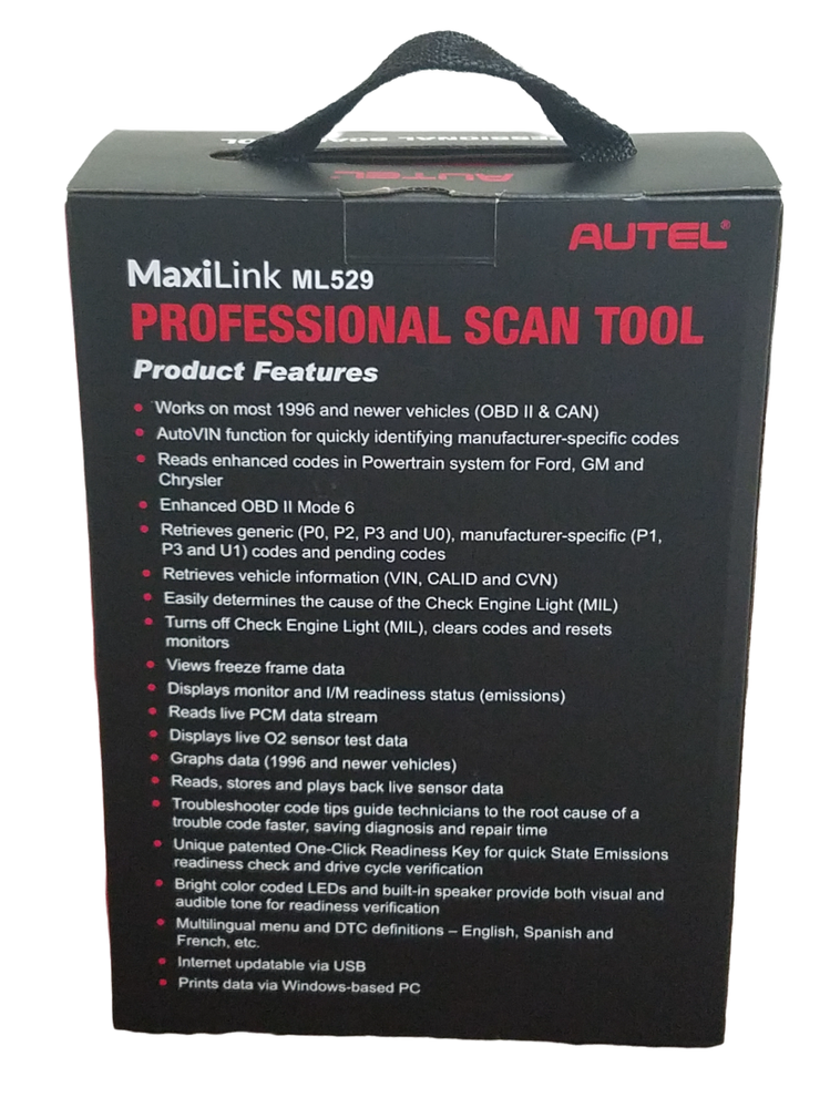 Autel ML529 Code Reader OBD II MaxiLink Professional Auto Diagnostic Scanner New
