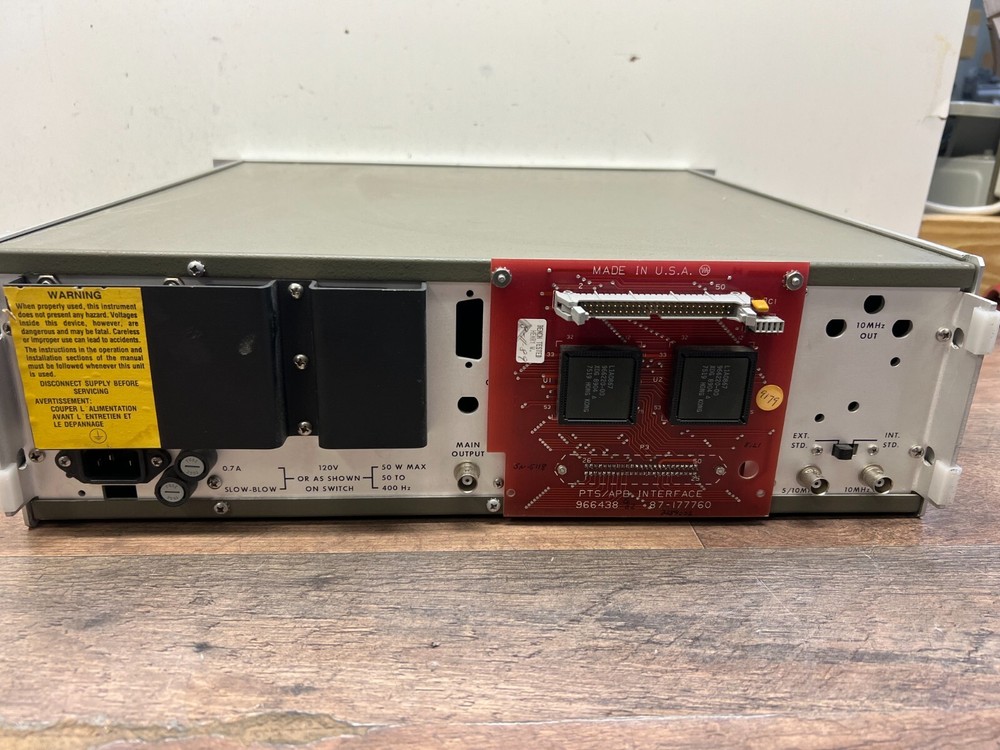 PTS Frequency Synthesizer 250 Programmed Test Sources 1-250 MHz