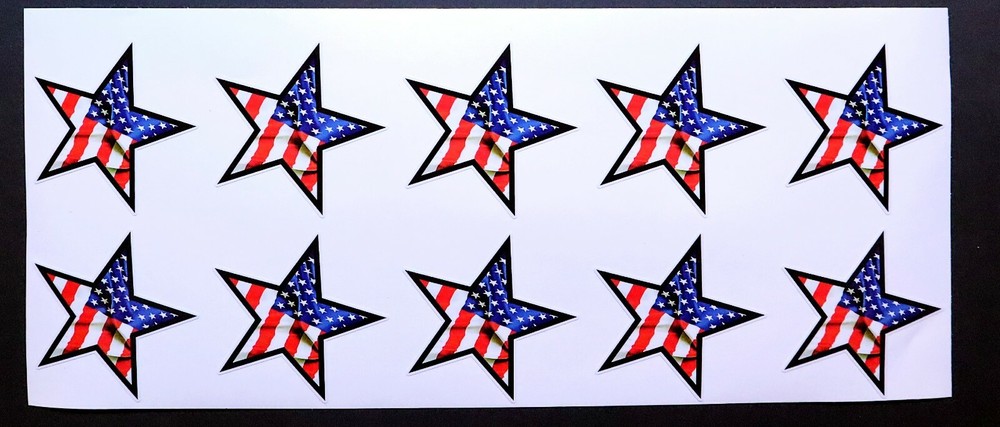 Star Flag Graphics Decals RC Plane Airplane