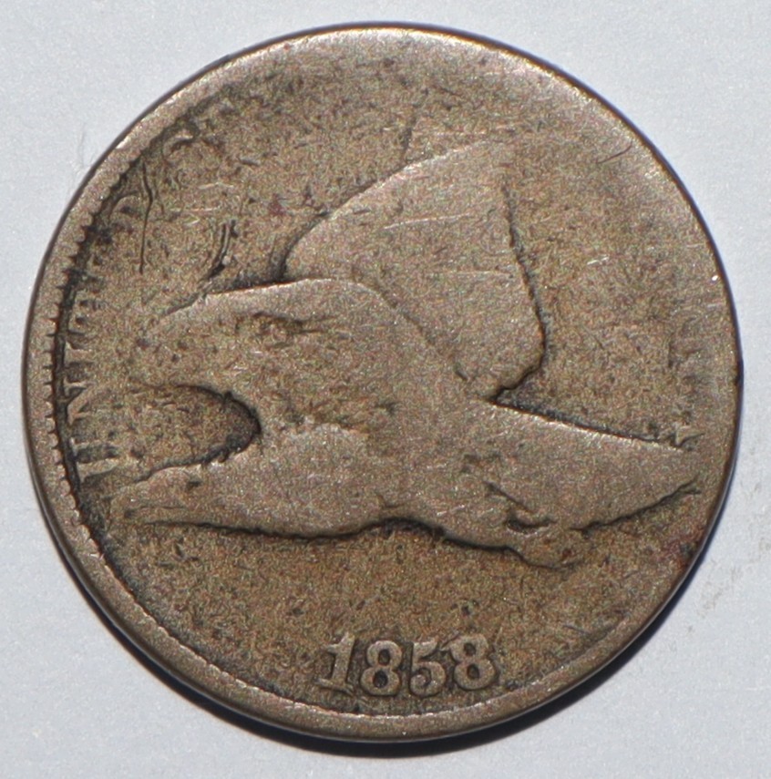 1858 Flying Eagle Cent VERY GOOD (C261)
