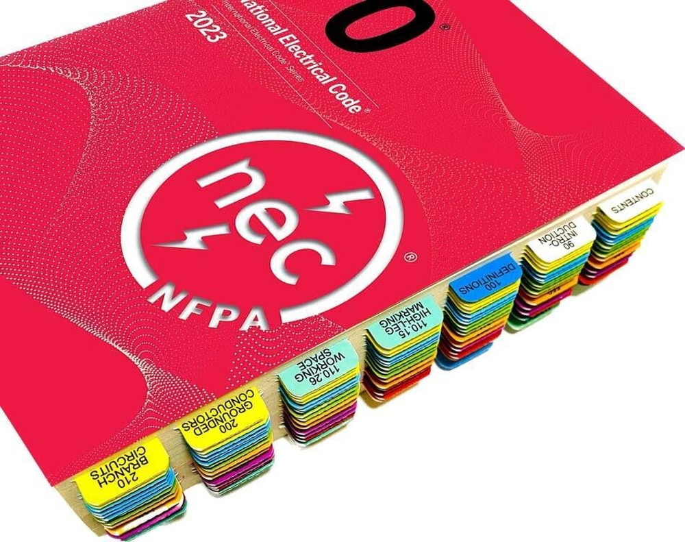 2023 National Electrical Code NEC Colored Tabs, 120 PCS Laminated Waterproof NEC