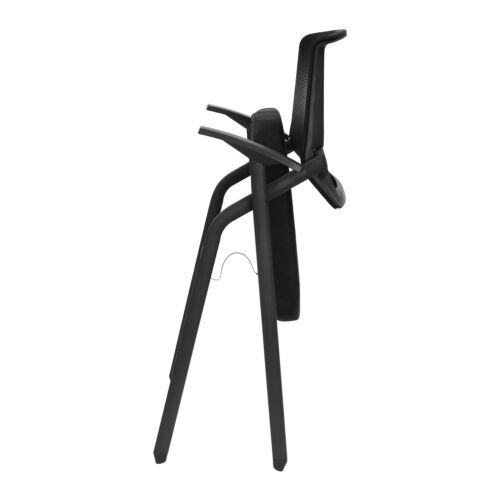 2x Mesh Net Back Support Ergonomic Meeting and Reception Chair Without Casters