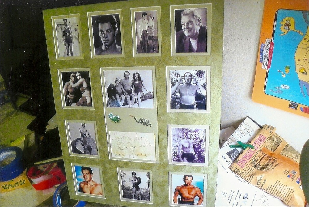 3 TARZEN'S AUTOGRAPHED  COLLAGE