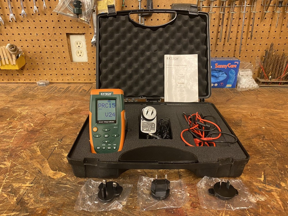 Extech PRC15 Current / Voltage Loop Calibrator Meter NIST Calibration Hand-held