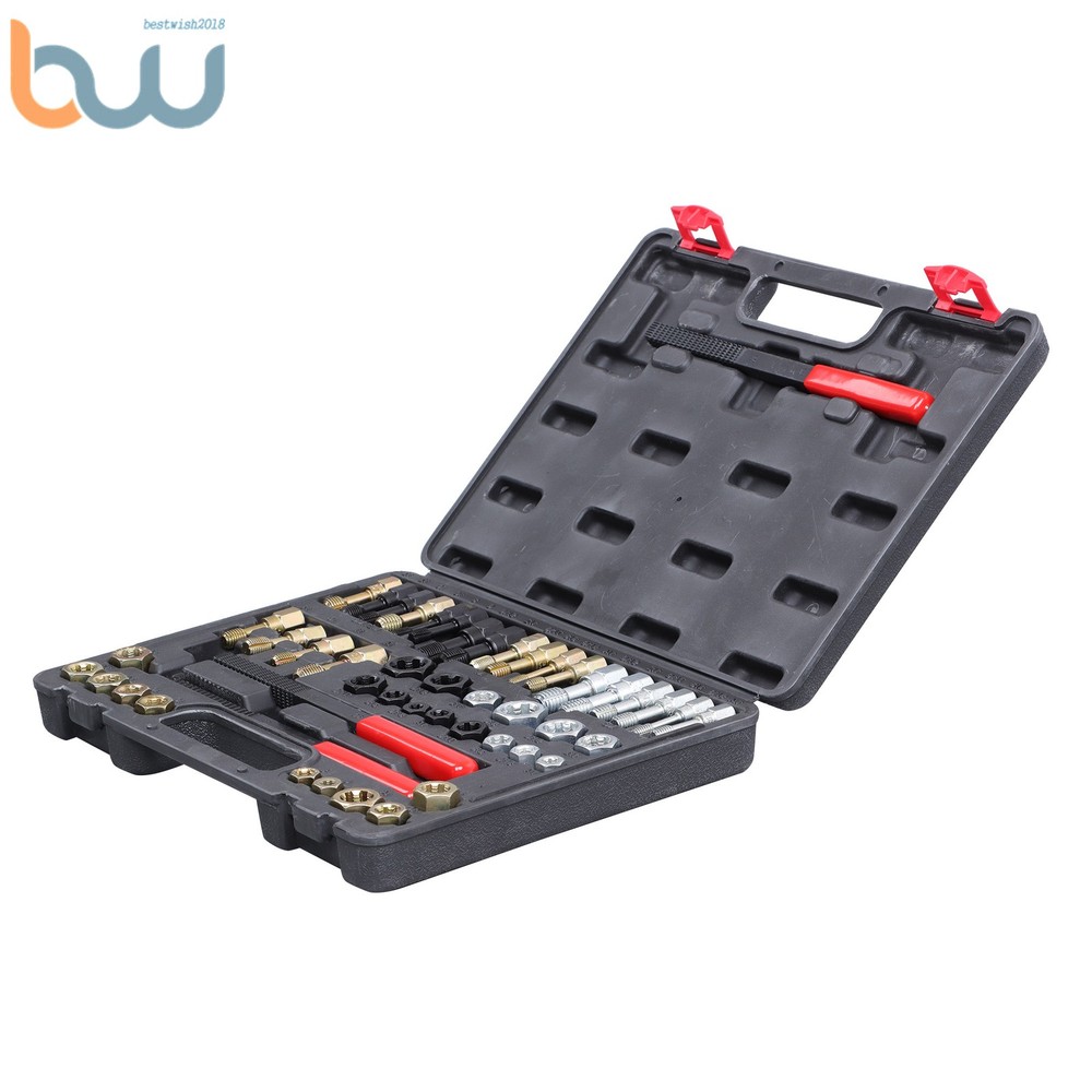 Thread Repair Tool Set UNC UNF Metric Thread Restorer Tool Rethreading 49 Pieces
