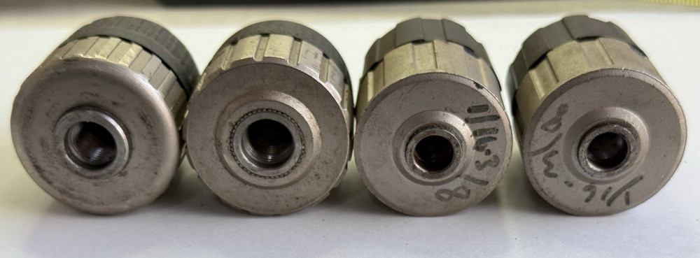 4 Jacobs Hand Tite Keyless Chucks Used