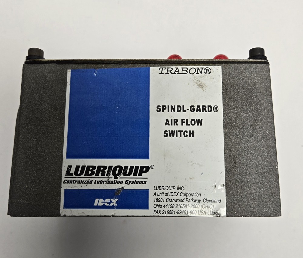 LUBRIQUIP SPINDL-GARD AIR FLOW SWITCH.