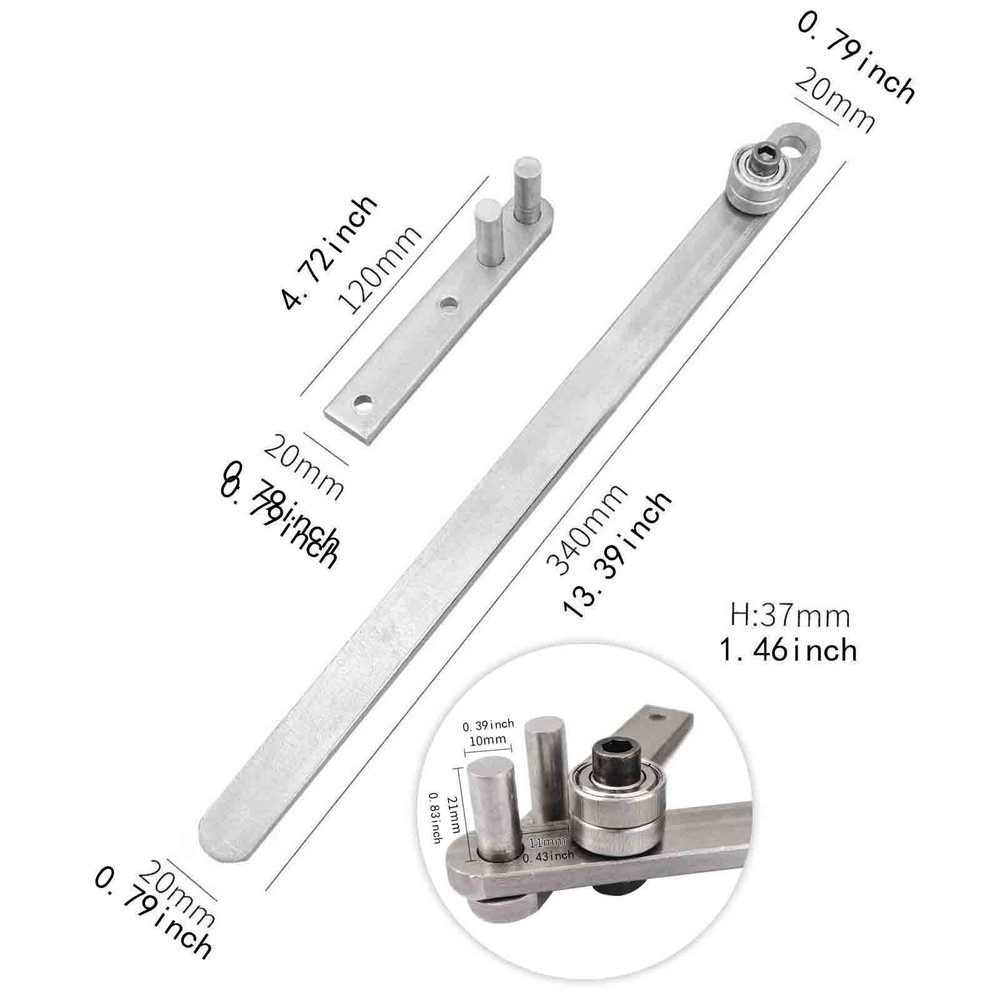 Manual Rebar Bender Labor Saving Rod Forming Tool Practical Professional
