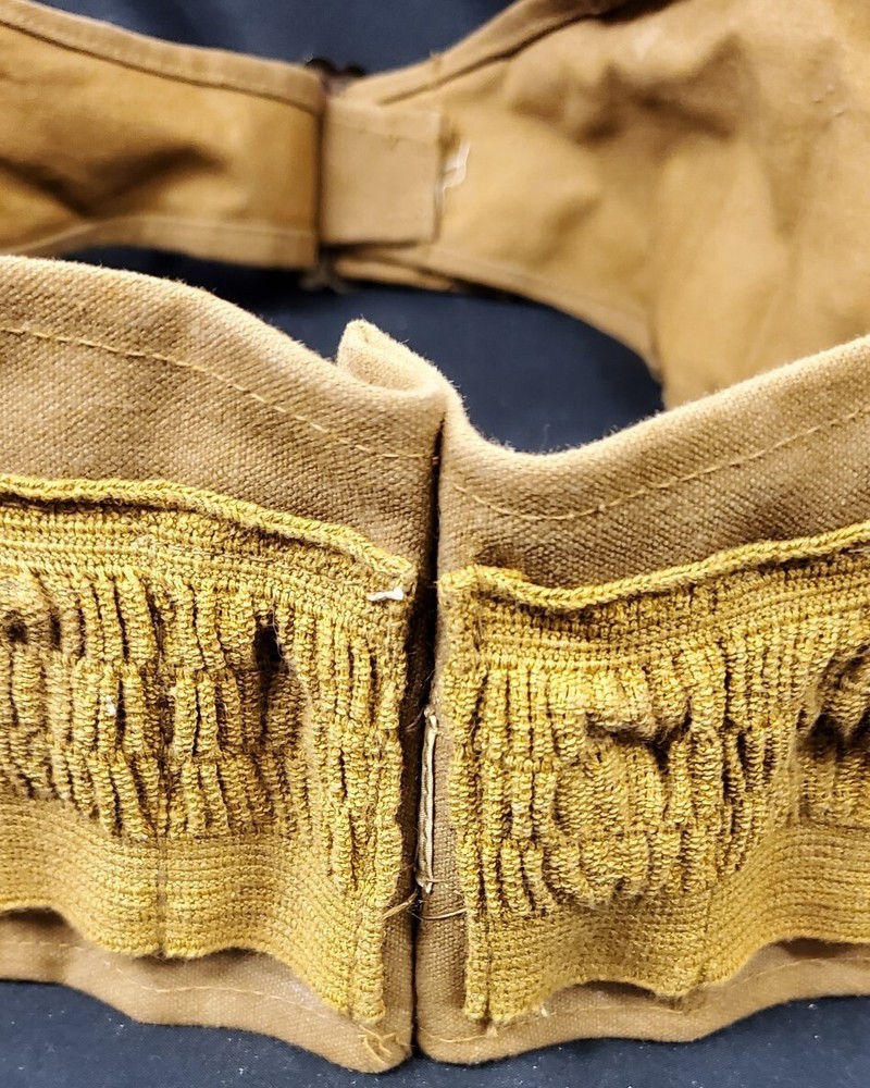 Shotgun Shell Ammo Belt Tan Cotton BT#2