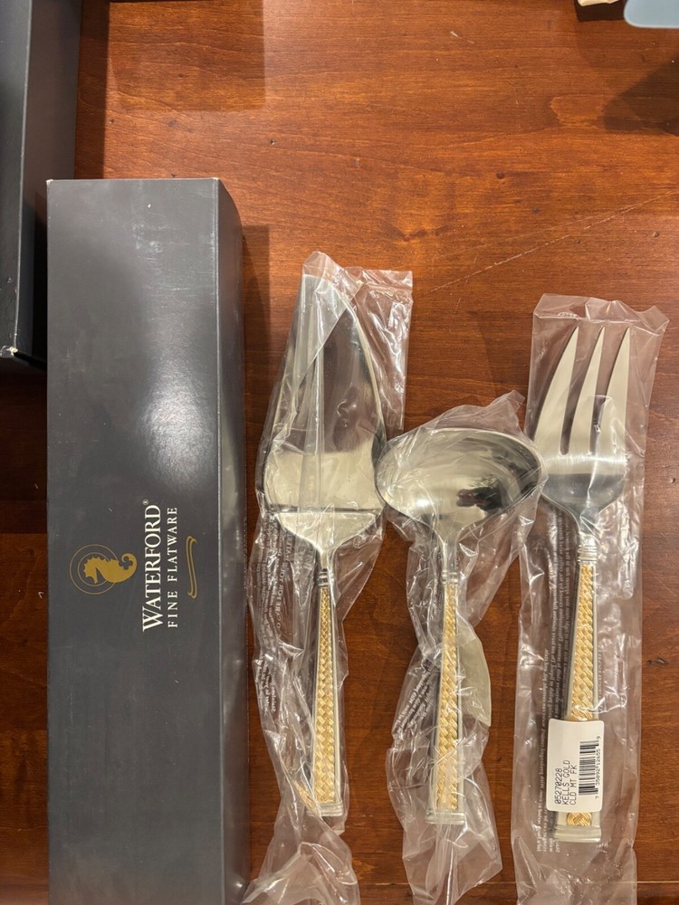 Waterford KELLS GOLD - 3 pc serving set NEW