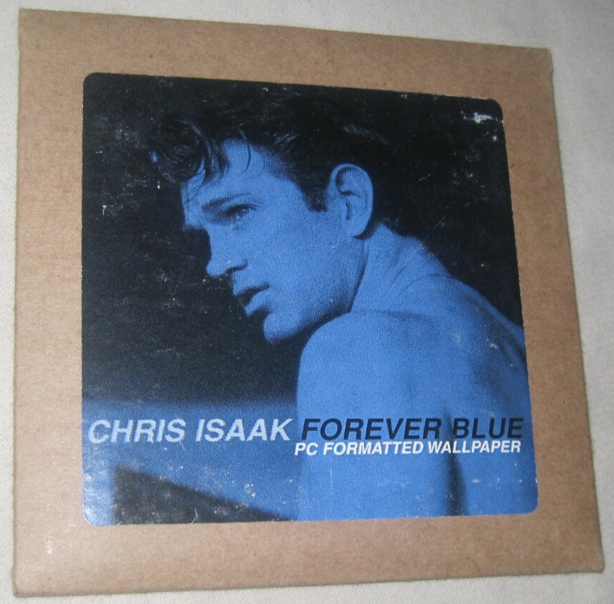 CHRIS ISAAK Forever Blue PC Formatted Wallpaper Floppy Disk Software Bitmap