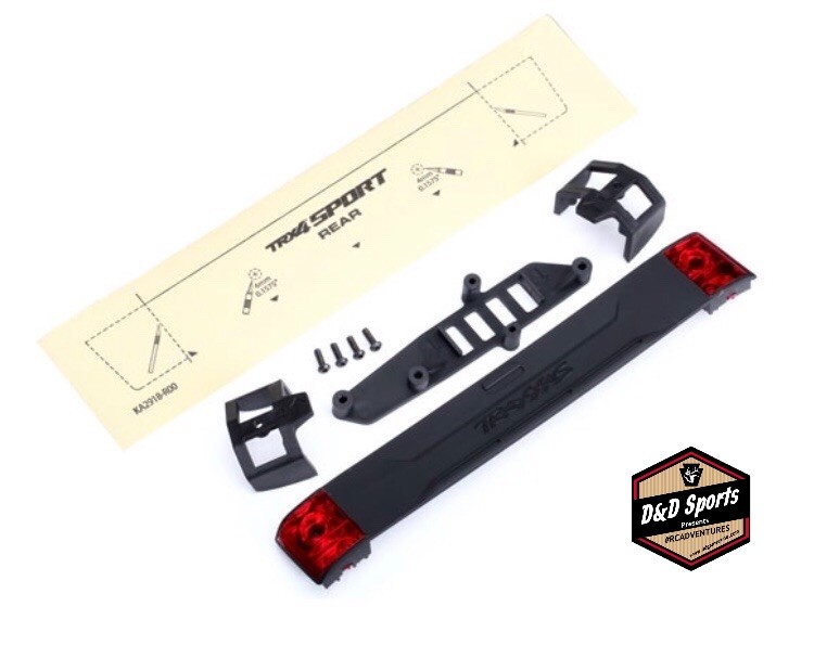 Traxxas 8117 - Tailgate panel/ tailgate retainers. Fits Traxxas 8111 & 8112