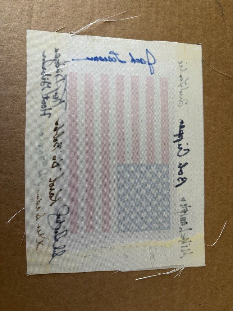 NASA Astronaut Dual/Multi Signed Beta Cloth