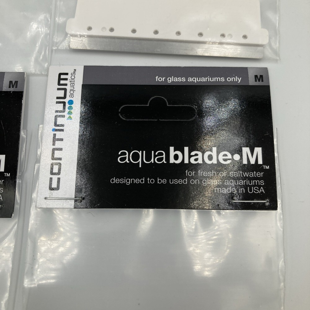 4 Continuum AquaBlade-M Single Stainless Steel Algae Scraper Replacement Blade