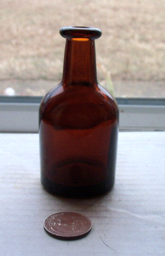 SAMPLE BROWN FANCY LIQUOR BOTTLE