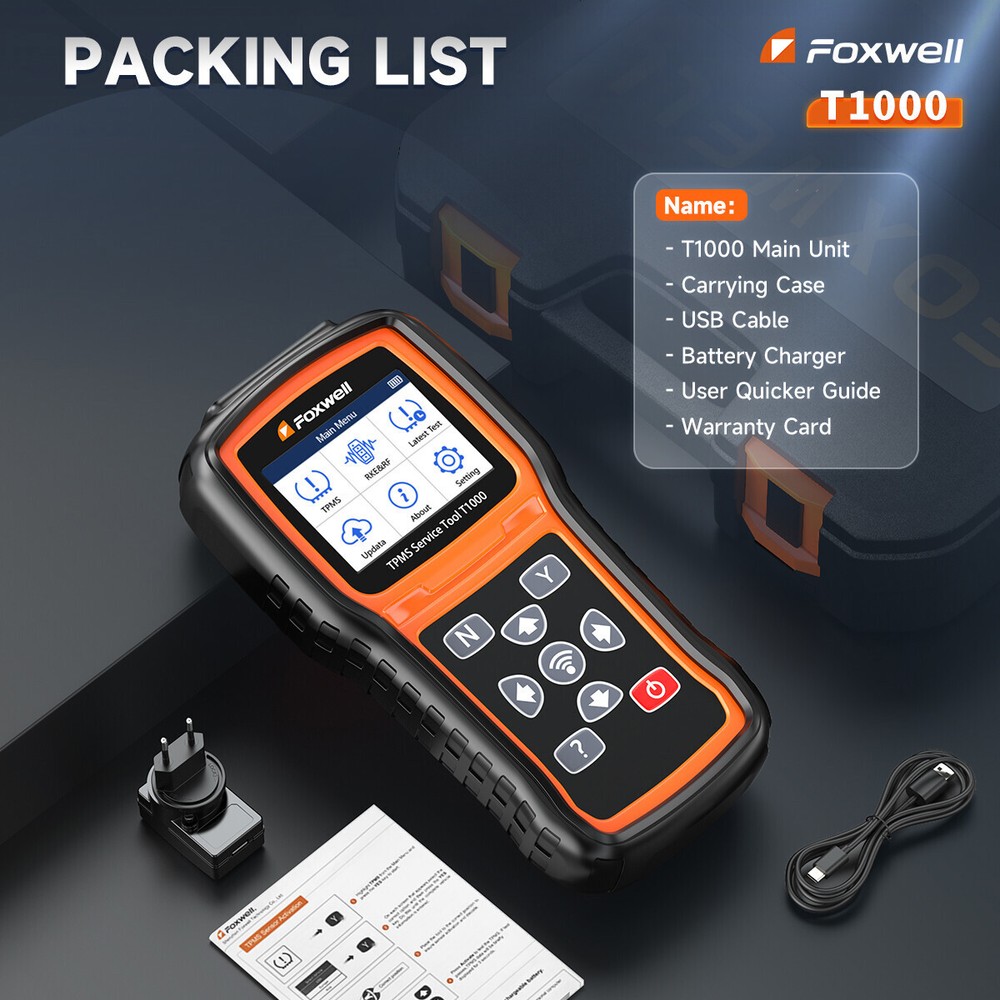 TPMS Programming Tool Tire Sensor Relearn Reset Activate Universal Diagnostic