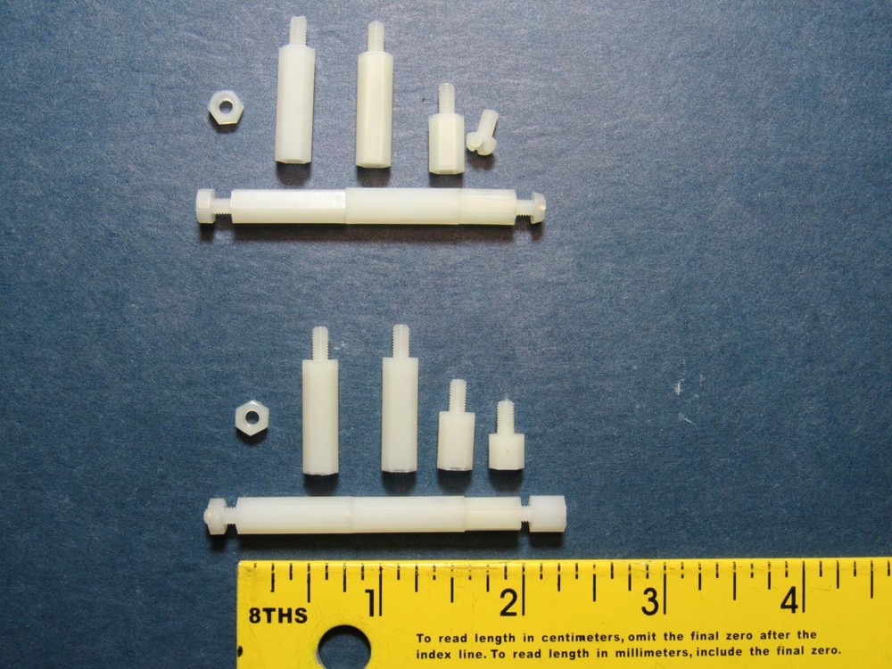 (4) 2" Total length - Plastic Stand-offs