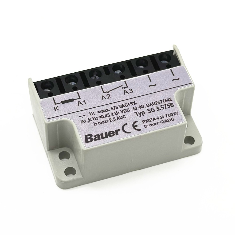 Replace Bauer Typ SG 3.575B BAU2577542 max.575VAC+5% brake rectifier module