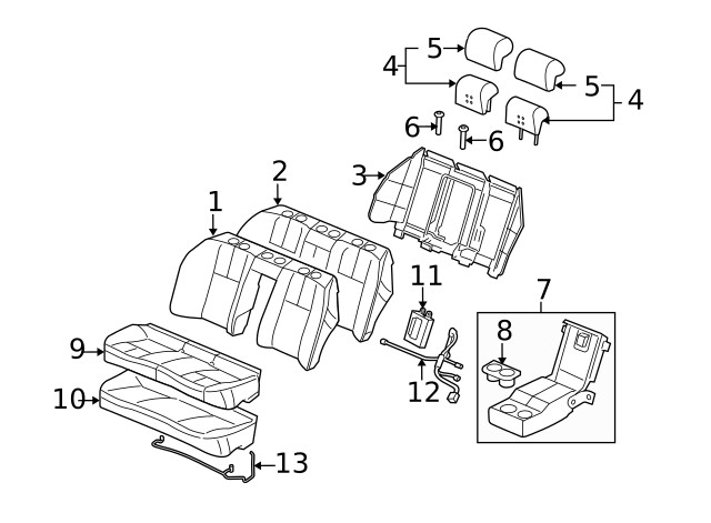Genuine GM Armrest 88993911