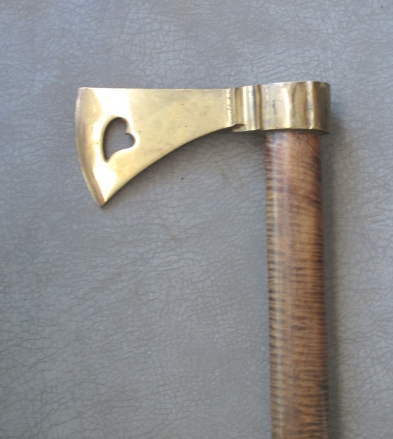 Custom-Made Fighting Tomahawk w/Scrimshaw.