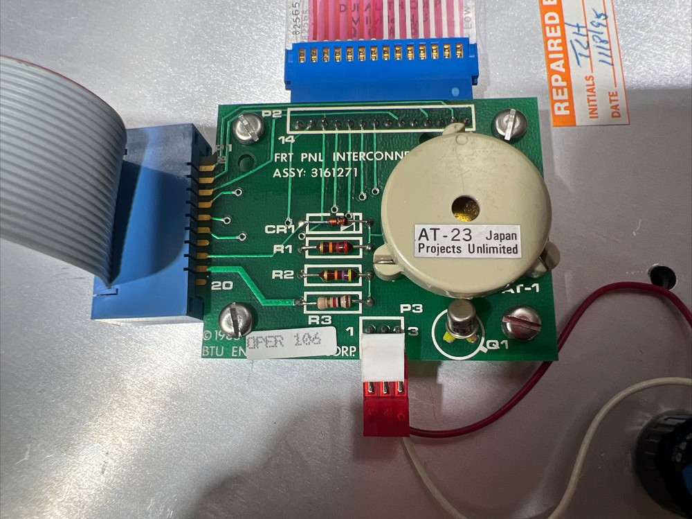 MODEL 7690, MAT. HANDLER CONTROL, BRUCE IND.CNTRL Front Panel Used Surplus