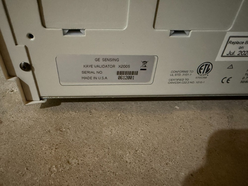 Kaye GE Sensing X2005 Thermal Validator