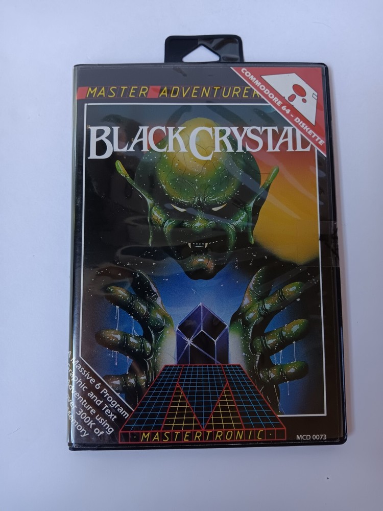 Commodore 64 Black Crystal Computer Game Software Tested/Works