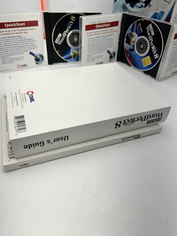 Corel WordPerfect Suite 8 Software See Description