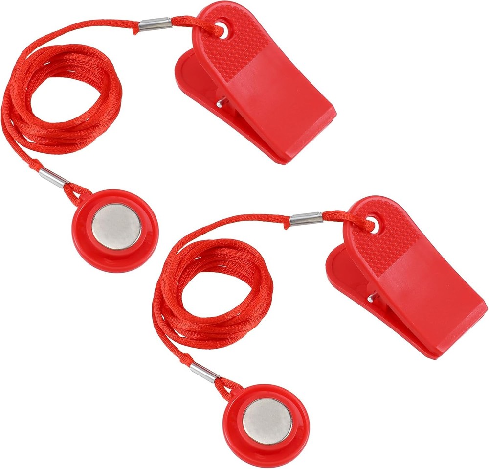 2 Pcs Universal Treadmill Magnetic Safety Key, Switch...
