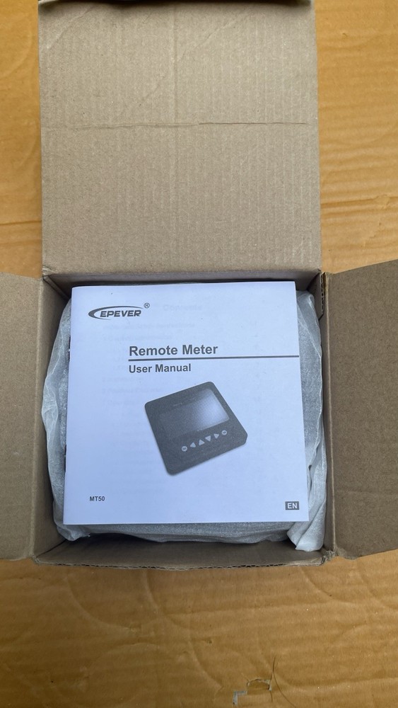 Epever MT50 Remote Meter LCD Display for Epever MPPT Solar Charge Controller...