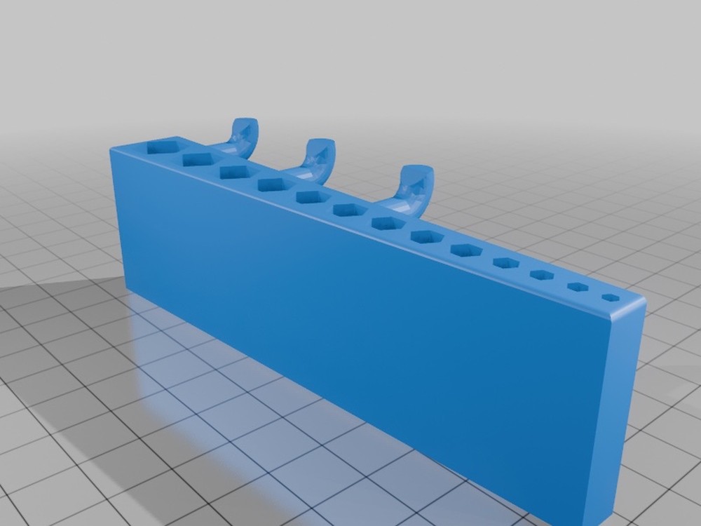 Hex Key Pegboard Holders - Tool Organization Storage for Workshop Garage - Metri