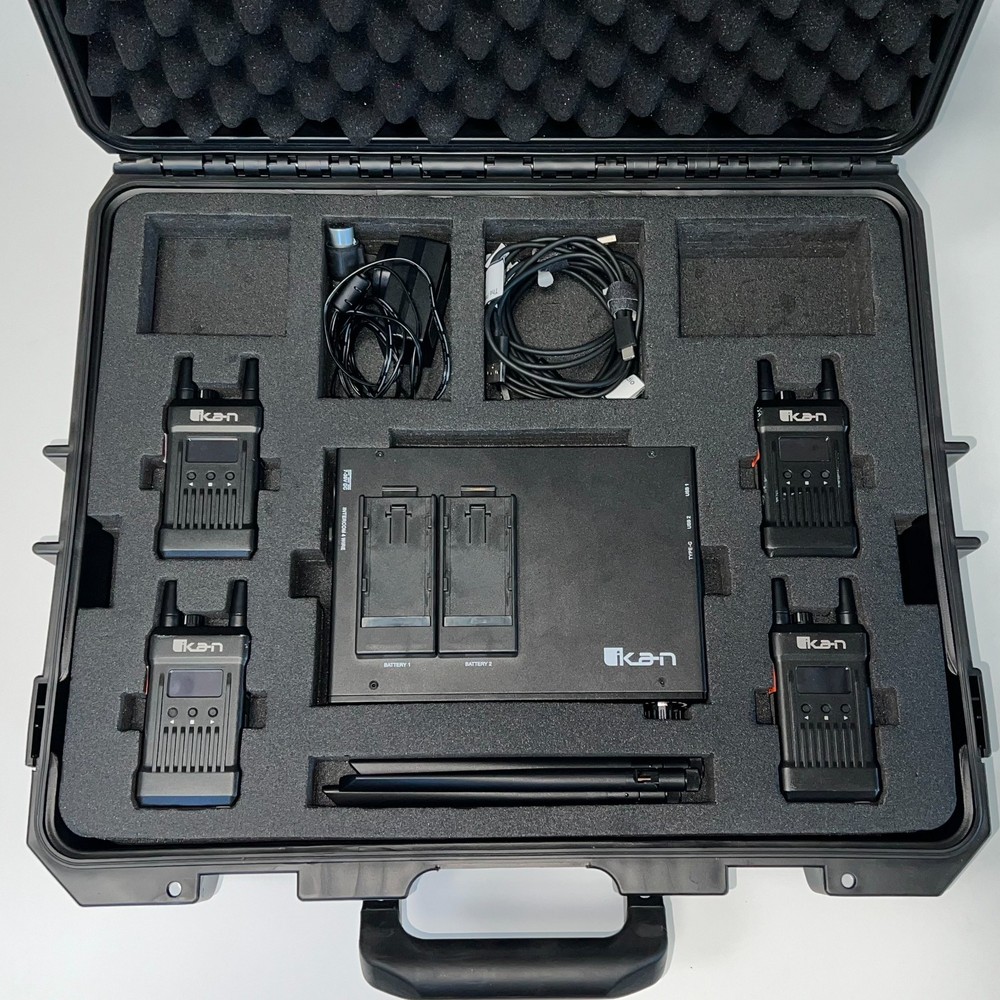 ikan LiveCom1000 Wireless Intercom System, Open Box, Brand New