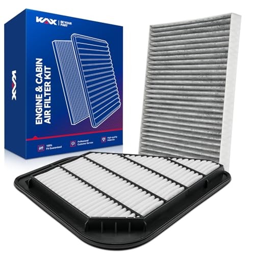 Engine & Cabin Air Filter Kit, Replacement for Chevrolet Traverse 2009-2017,