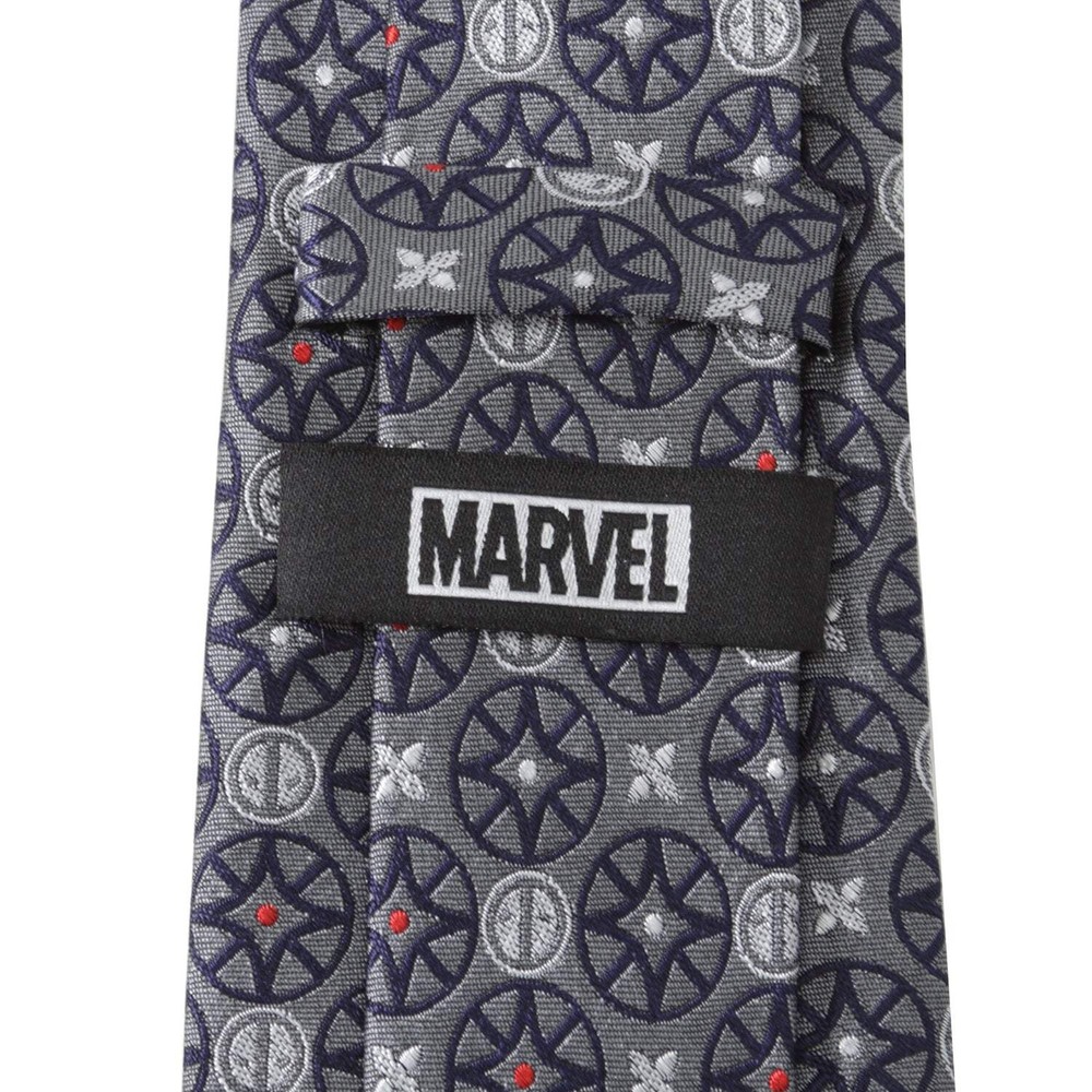 Marvel Deadpool Gray Men's Tie