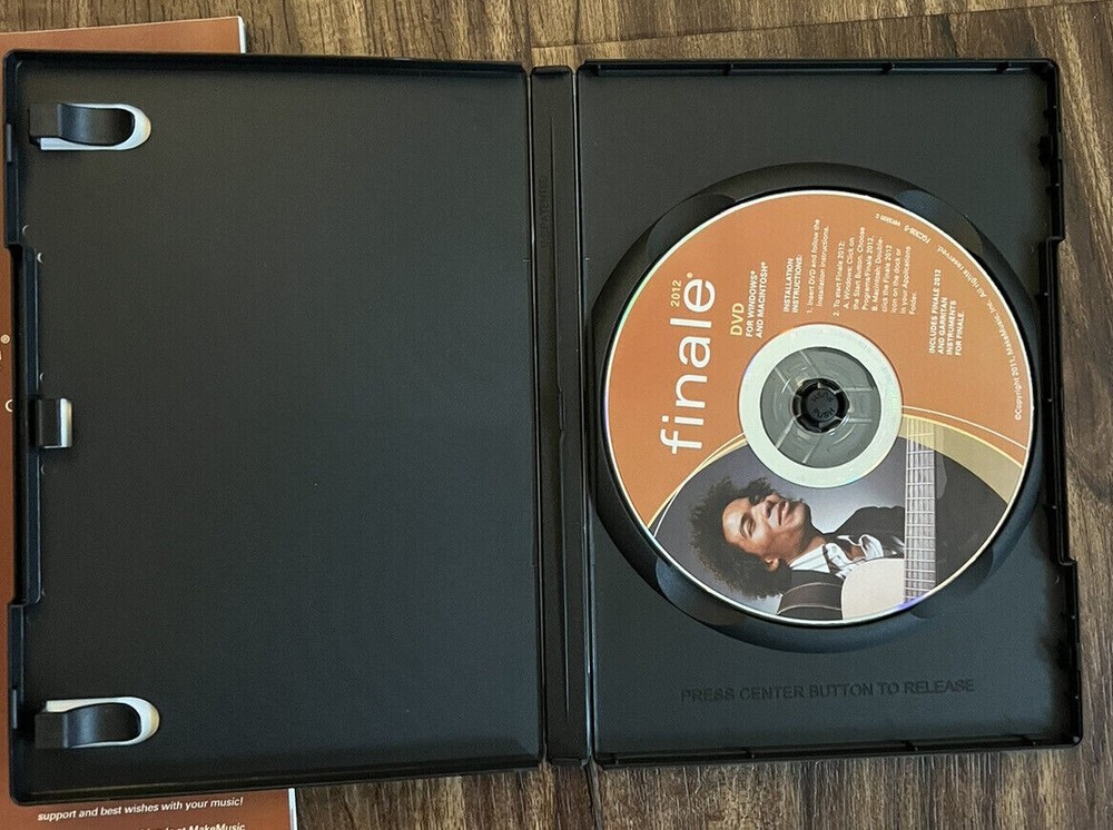 MakeMusic Finale 2012 Music Notation for Windows & Mac DVD - Read Description!