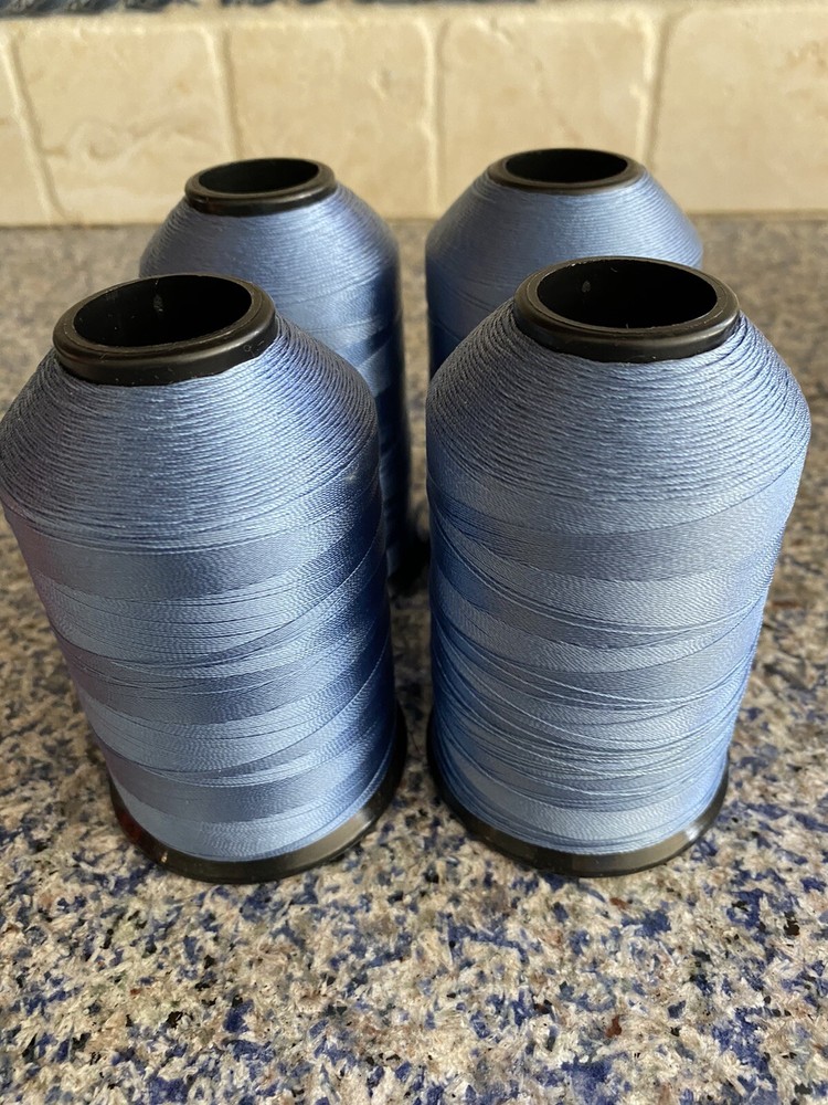 HOLLAND THREAD CO. Rod Wrapping Nylon Thread Spools Assorted Colors 1500 Yards