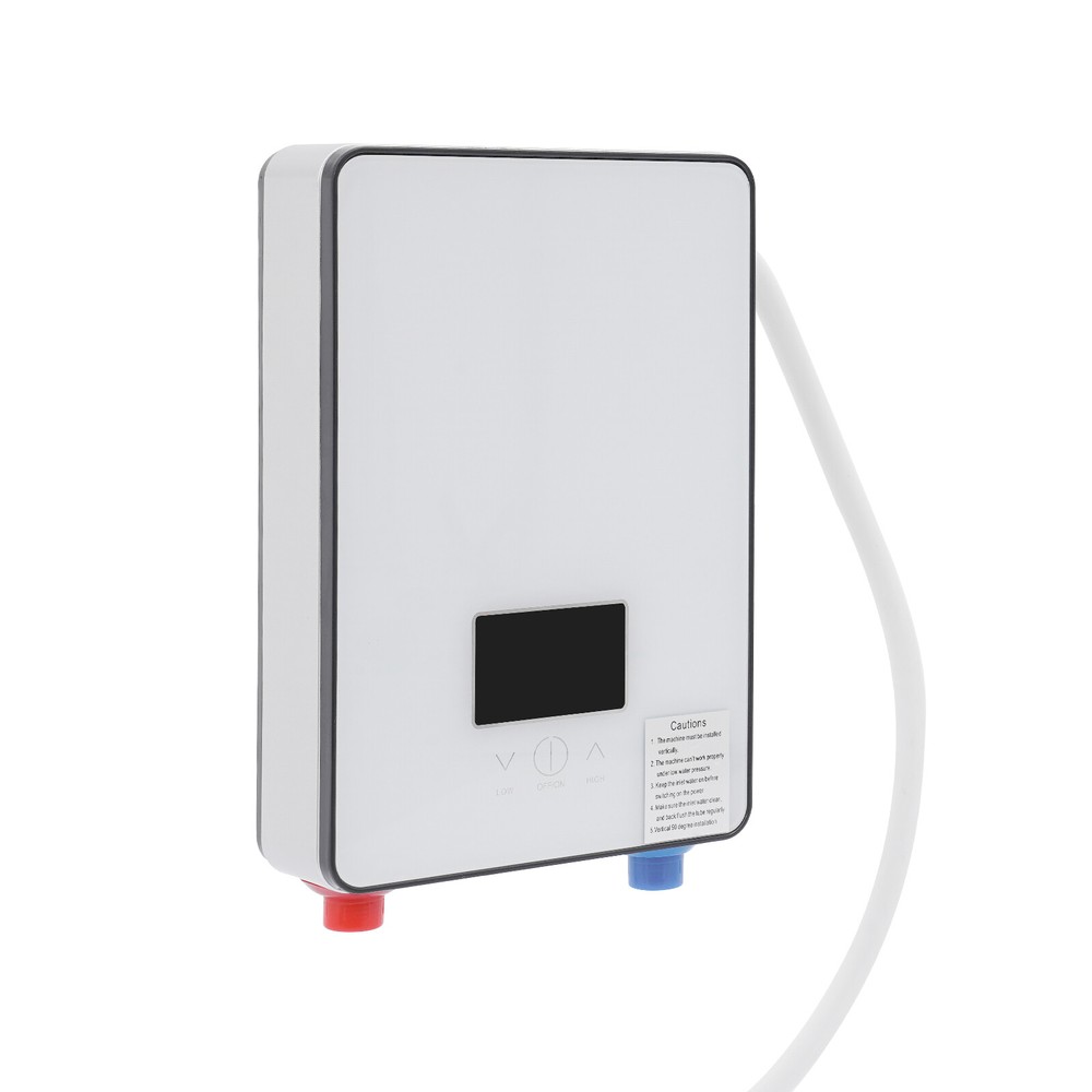 Electric Instantaneous Water Heater 110V Sink 4500W Hot Water Tank w/LED Screen