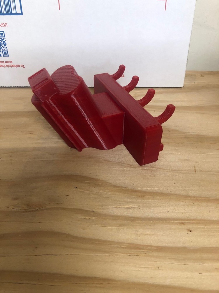 Milwaukee M12 Tool Pegboard Mount Angled