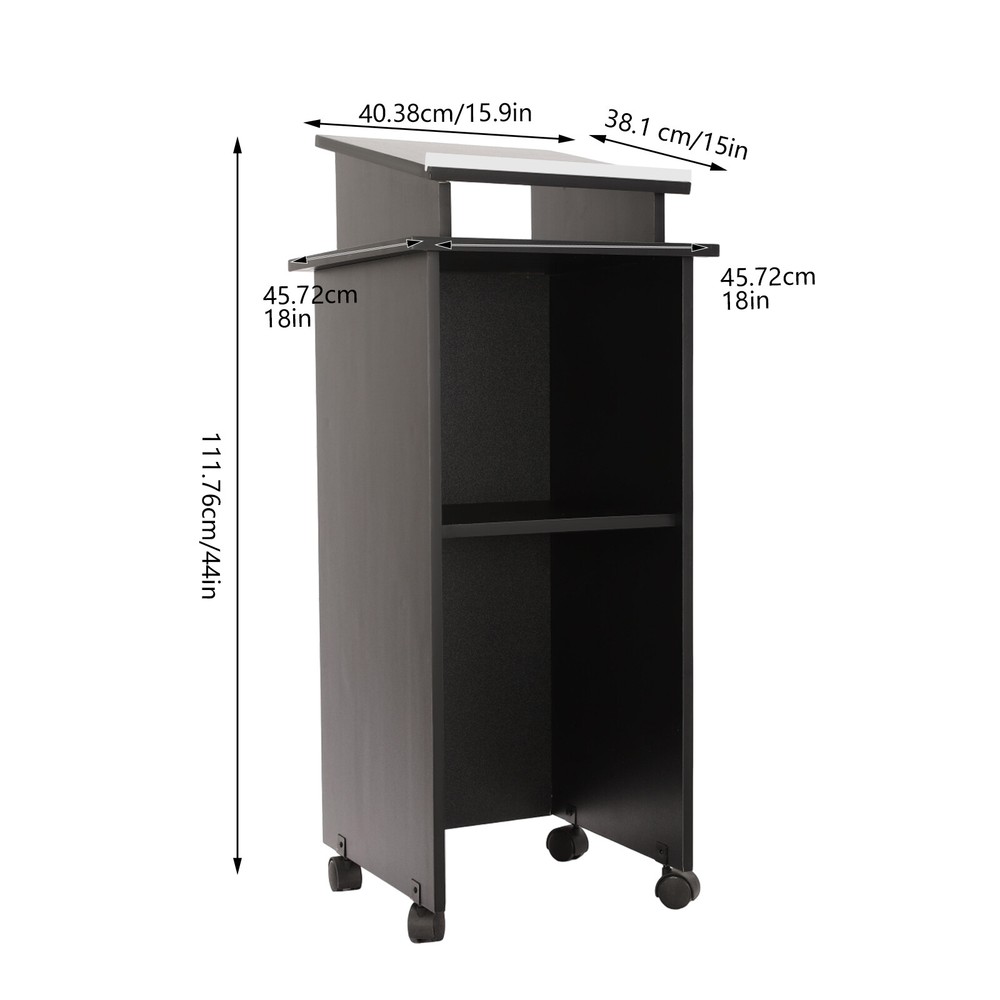Ecological Rolling Adjustable Storage Medical Laptop Computer Cart for Classroom