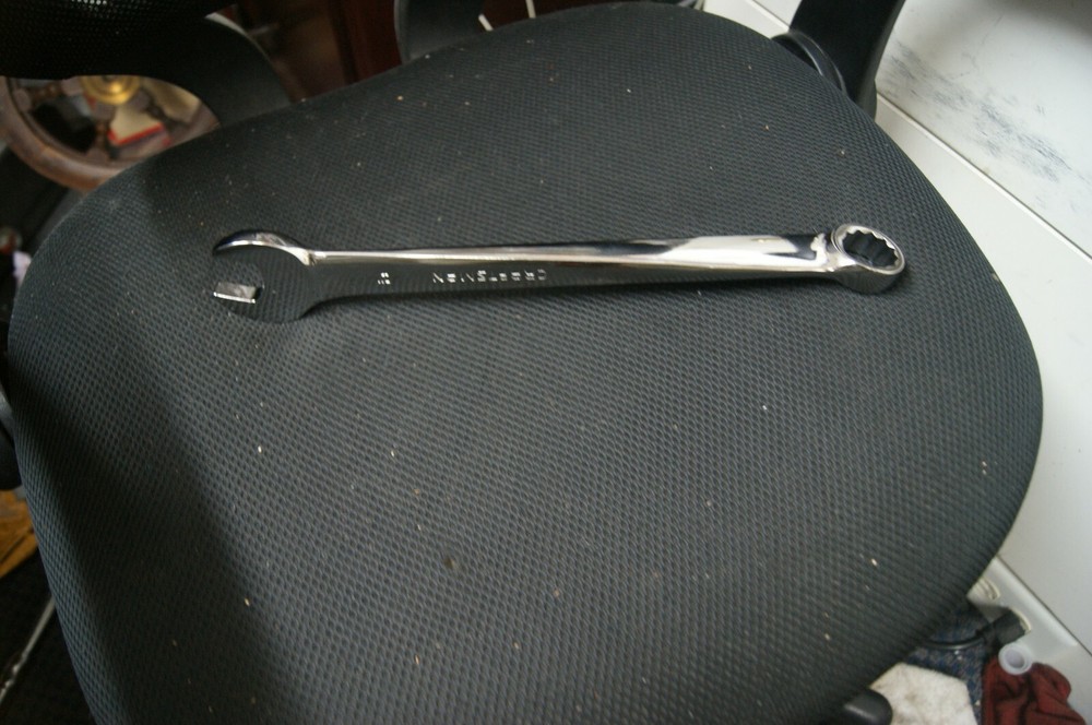 CRAFTSMAN 4668 CHROME 1" OPEN BOX WRENCH UNUSED