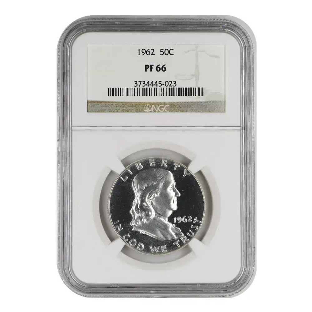 1962 Franklin Half Dollar NGC PF66