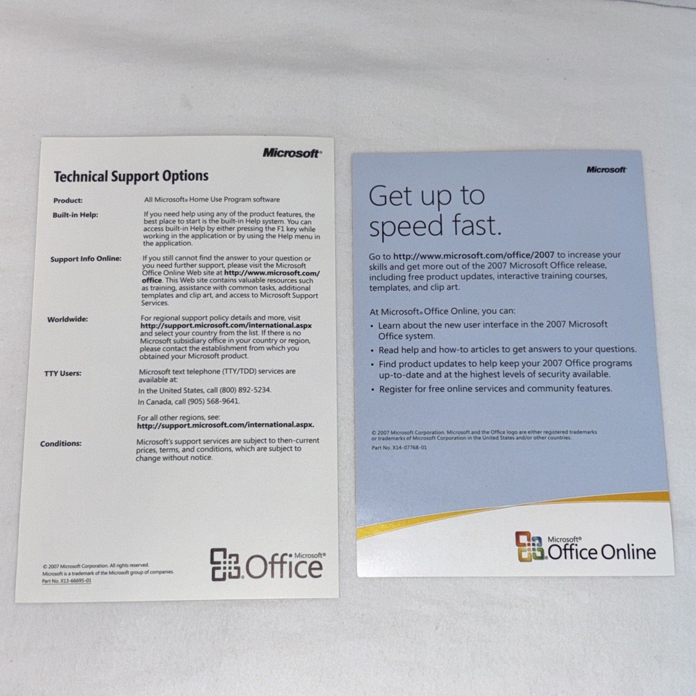 Microsoft Office Enterprise 2007 (DVD 1-Disc) Home Use Program w/ Key Word Excel