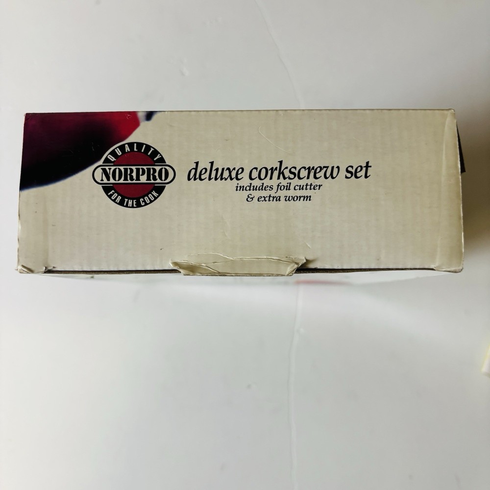 Norpro Corkscrew Deluxe Box Set NEW-IN-BOX Cool Set. Clean.
