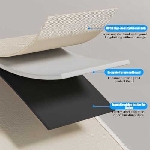 Car Trunk Organizer, Collapsible Multi Compartment Waterproof Sturdy Orange