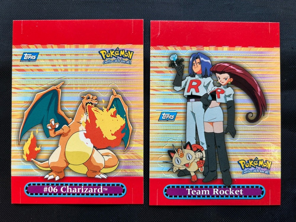 2000 Topps Pokemon Series 3 Pop Up Complete Set - 10/10 Charizard