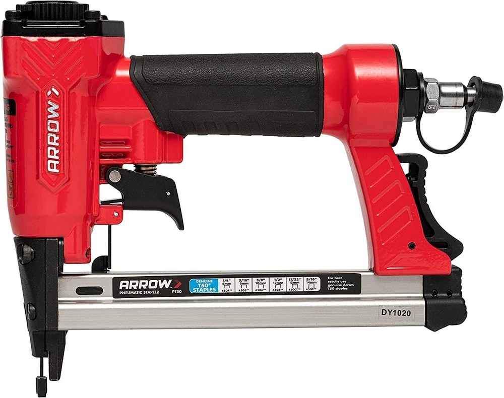 Professional Arrow PT50 Pneumatic Staple Gun - Quick, Safety-Driven Stapling