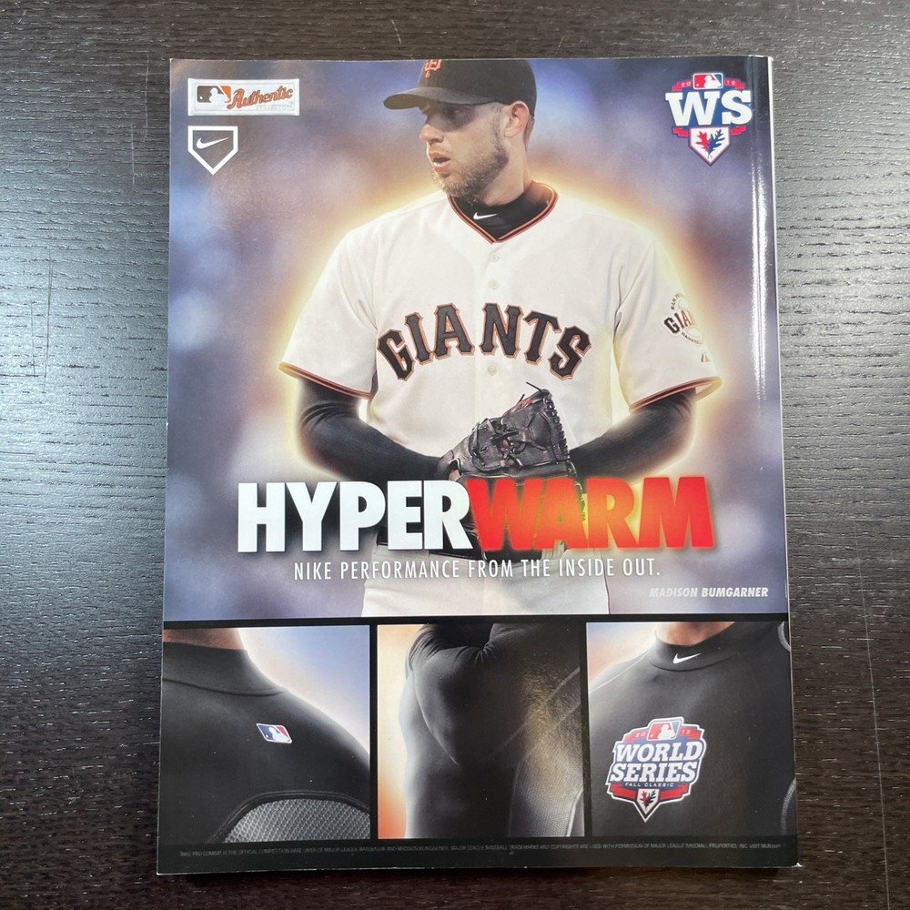 2012 World Series Program Buster Posey Cover