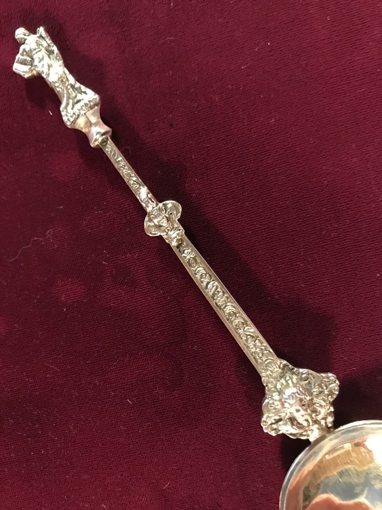 Antique Continental Gilt Silver Figural Spoon